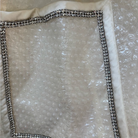 RARE-ICONIC-Dolce & Gabbana-Clear Plastic Bubble Wrap Rain Coat-Rhinestone-90s - Picture 7 of 16